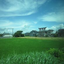 ２電車の中から