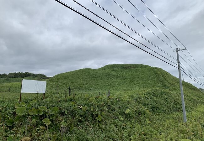 道東に多く残るチャシ（砦）跡のひとつ