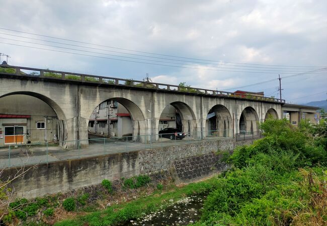 河川の堤防からが一番綺麗