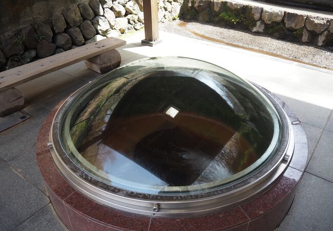 露天風呂の向かい