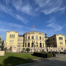 公園での眺め、国会議事堂
