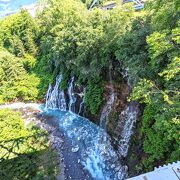 珍しい地下水の流れる風景