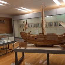 江戸時代の船の模型