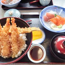 えび穴子天丼セット1,760円