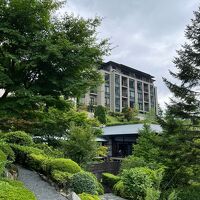 ホテル渓谷側の散策は気持ちよいです