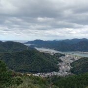 城崎温泉郷が一望のもとに