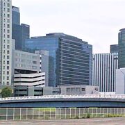 帷子川を渡る[みなとみらい橋]を