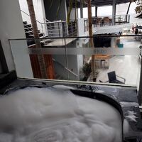 ベランダにあるジャグジー