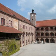プラッセンブルク要塞と中庭
