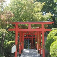 鳥居のトンネルもあります