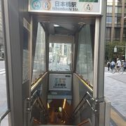 東京メトロ&都営浅草線 日本橋駅
