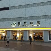 JR総武線&東京メトロ半蔵門線 錦糸町駅