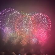 長岡の夜空を包む色彩豊かな花火たち