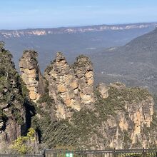 ロープーウエイからのスリーシスターズの眺め