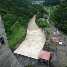 下流側の眺め