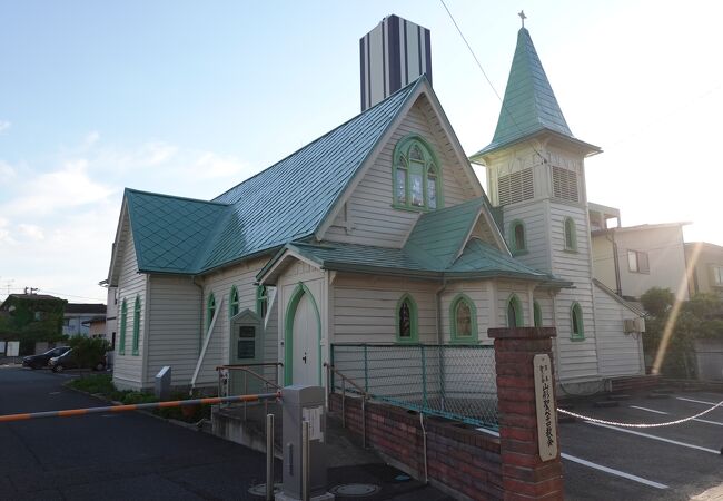 明治時代に建てられた木造の教会