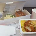 機内食は結構おいしい