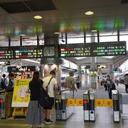 きれいな駅です