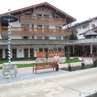 バイエルン風の5星ホテルに事前調査に来た。