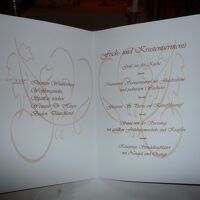 メニューとワイン