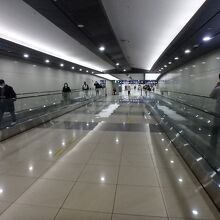 乗換えの為に先を急いだ