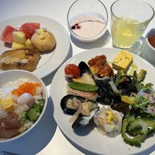 朝食が去年よりさらに充実