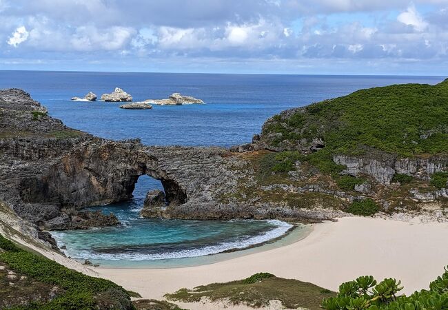 小笠原の写真ロケーションといえば南島扇池