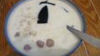 杏仁豆腐をいただきました