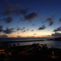 夕景です
