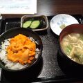 うに丼をたべました。