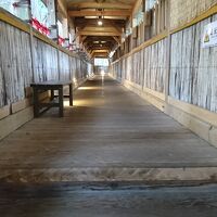 露天風呂に行く途中の通路