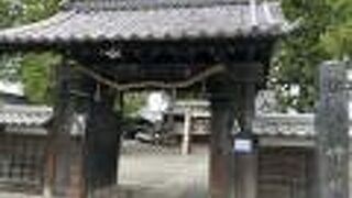 松本城の北側にある神社