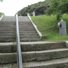参道への階段