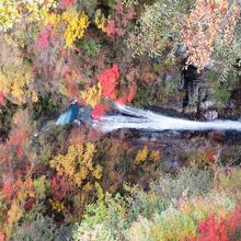 展望台からの滝