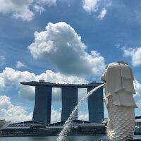 ホテルとマーライオン