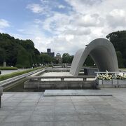 平和記念公園（広島県広島）：外国人観光客多い