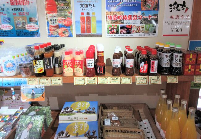 地元の農産品、加工食品、高知県の特産品などがありました