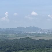 北朝鮮が見える展望台
