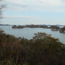 福浦島展望台から見た松島湾