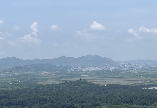 北朝鮮が見える展望台