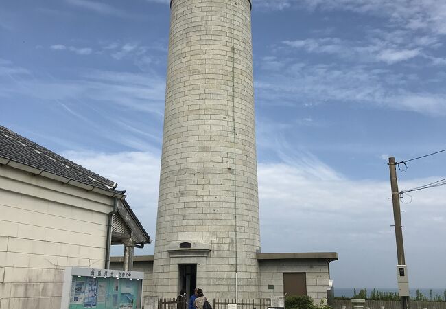 角島灯台（山口県下関）：重要文化財、登れる灯台