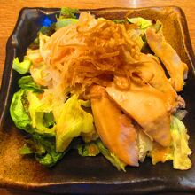 蒸し鶏サラダ　￥658