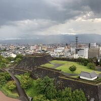 展望デッキからの眺め（甲府城跡）