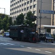 松山電鉄の坊っちゃん列車