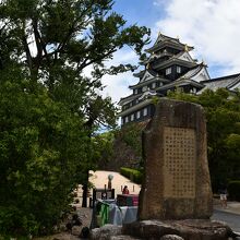 岡山城の天守閣