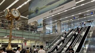 いつもにぎわっている駅