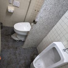 共同トイレは水洗でウォシュレット付ですが、古いです…