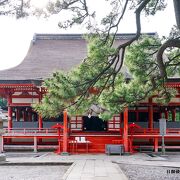 古い歴史を持つ立派な社殿の神社でした