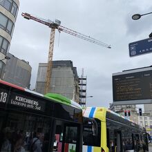 電光掲示板があり便利