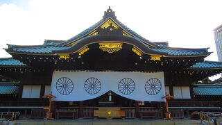 多くの戦争で戦った人が祀られている